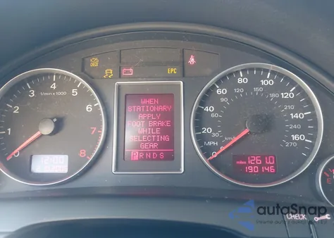 2006 Audi A4 2.0T z USA, uszkodzony, nr VIN WAUAF78E56A242133